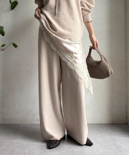 100%美利奴羊毛針織褲