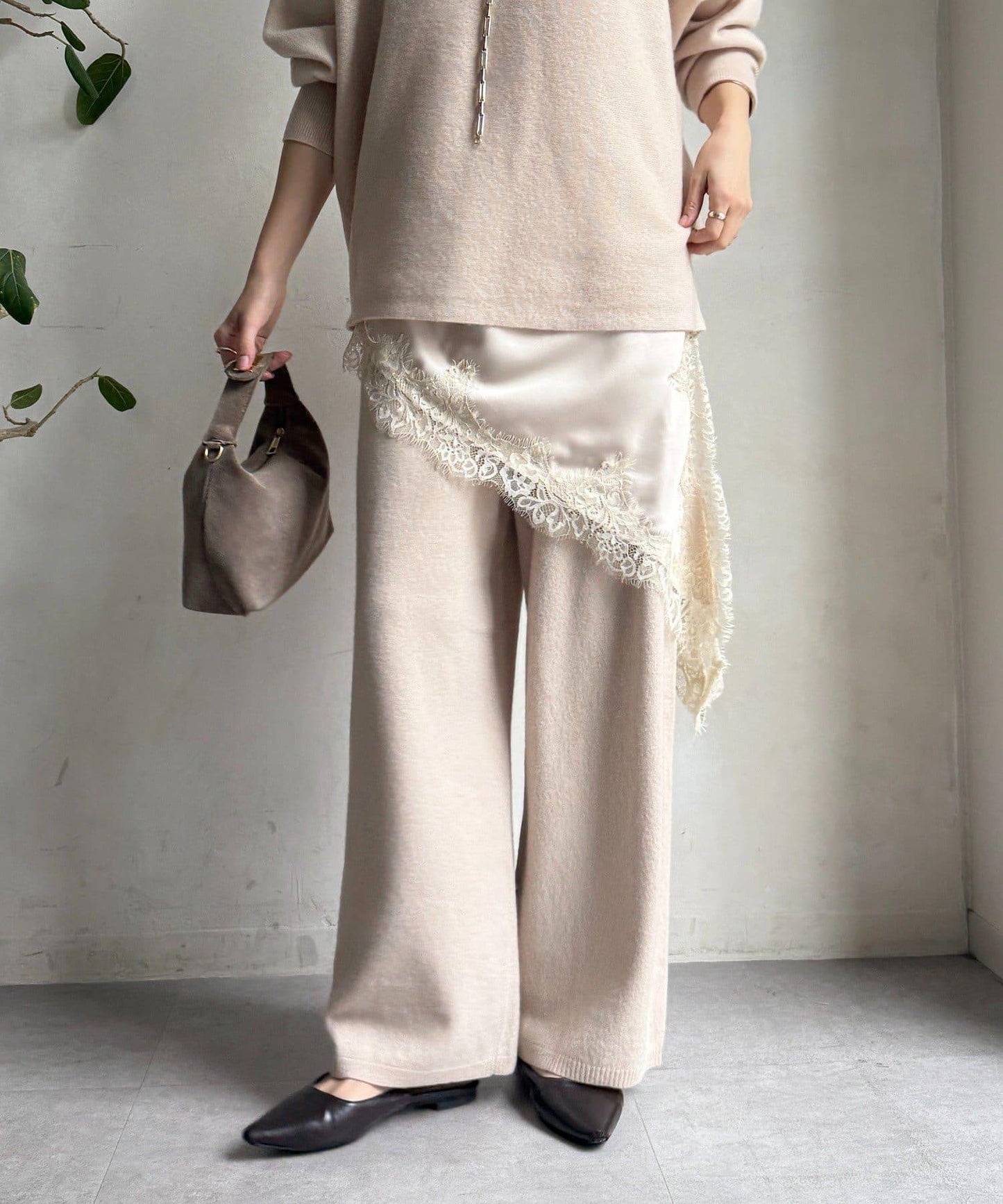 100%美利奴羊毛針織褲