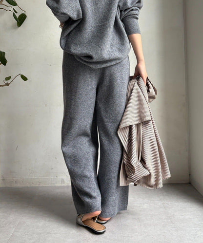 100%美利奴羊毛針織褲