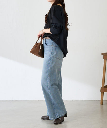 波紋針織拼接套頭衫/可成套搭配