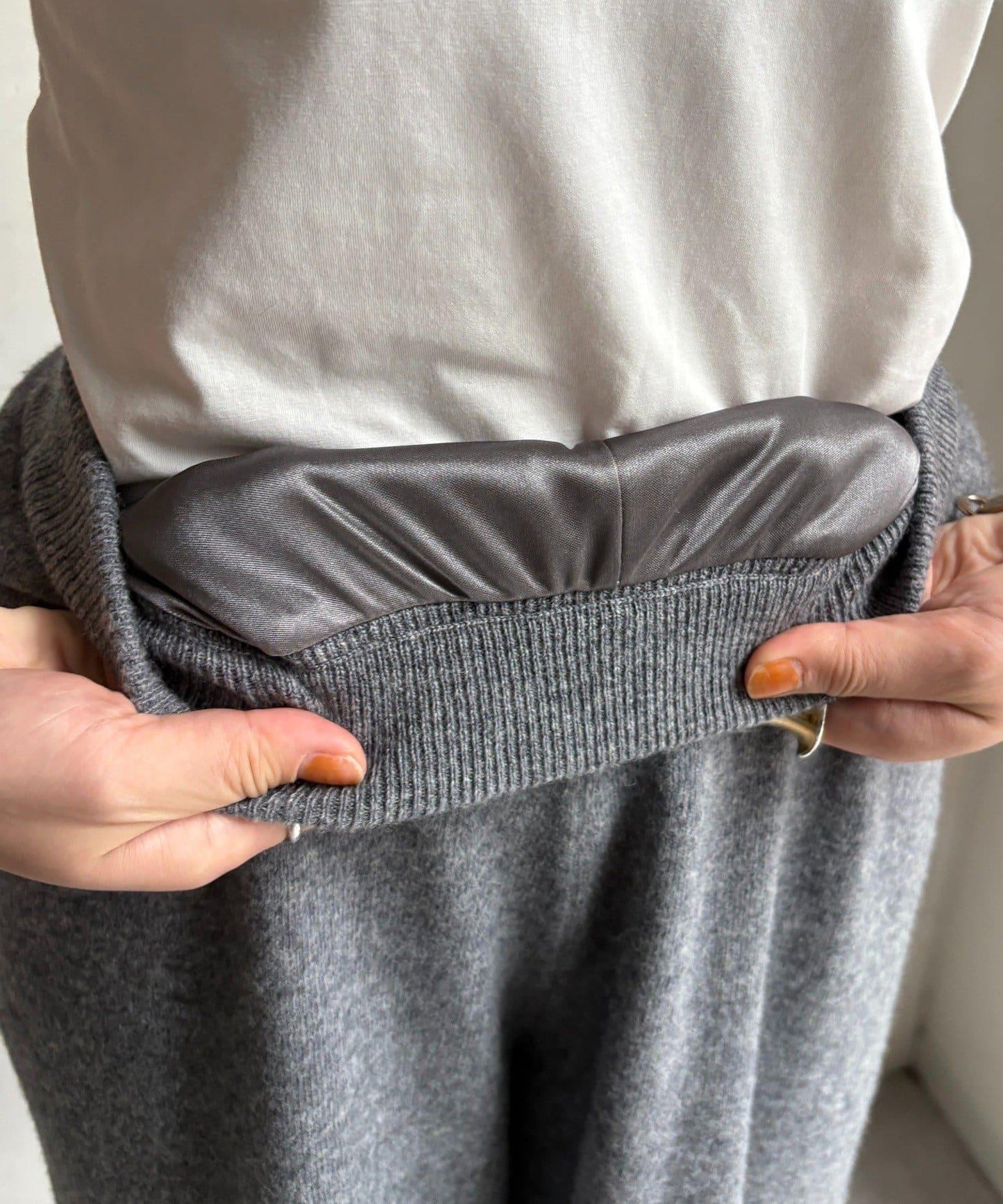 100%美利奴羊毛針織褲