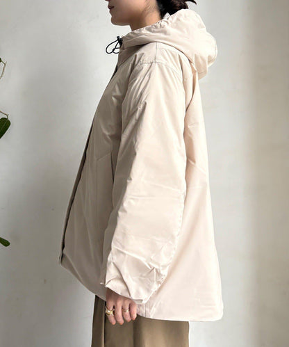 薄膜塔夫綢連帽羽絨服