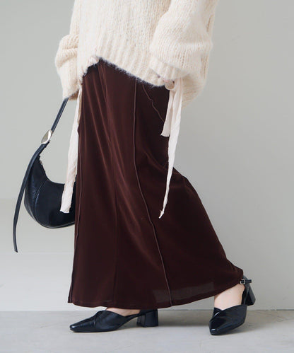 【2尺碼可選/小個子尺碼】天鵝絨荷葉邊半身裙