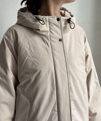 薄膜塔夫綢連帽羽絨服