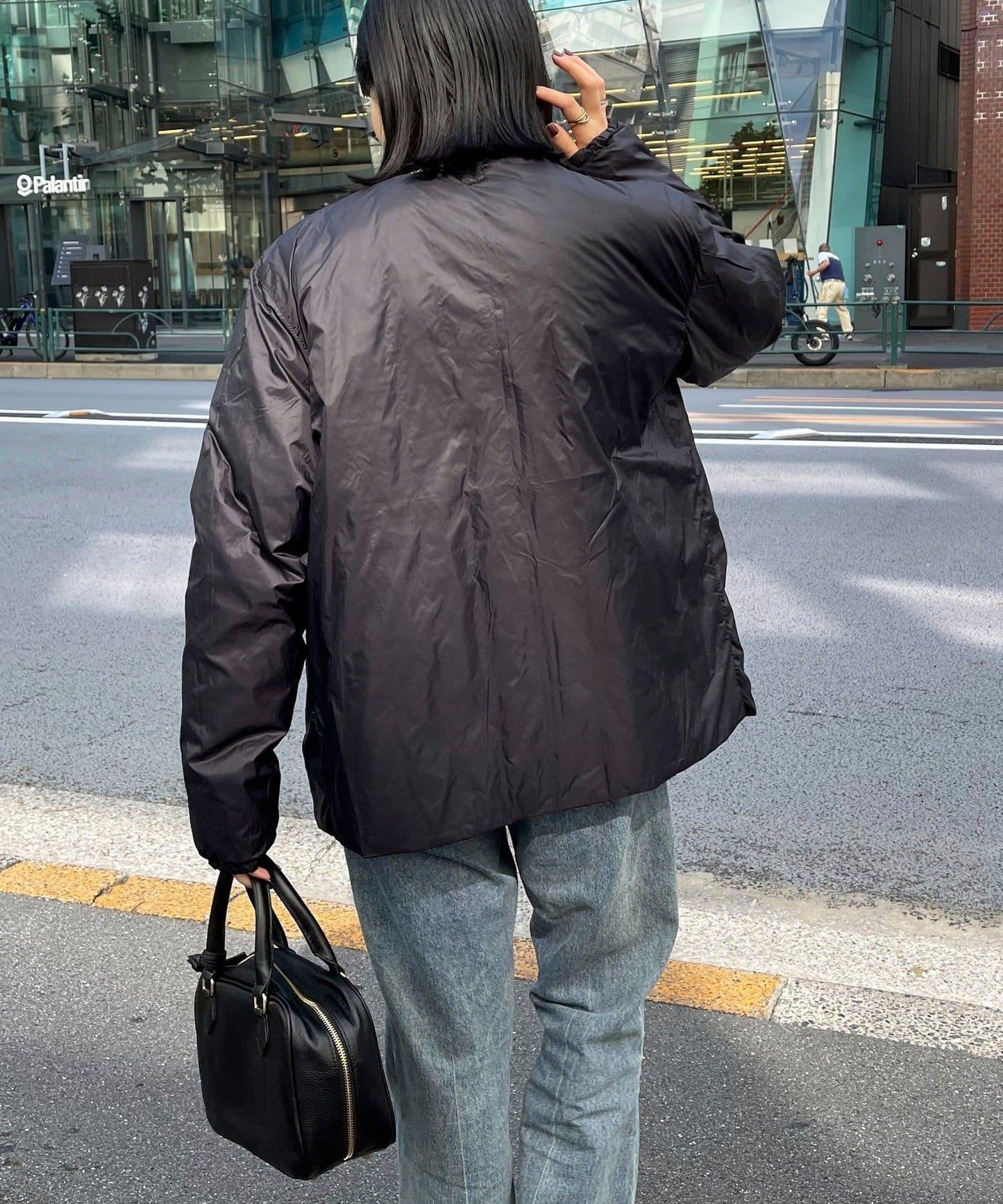 【TAION】可雙面穿中式盤扣內膽羽絨服