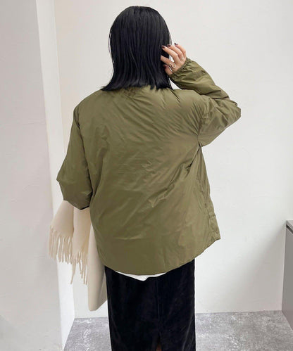 【TAION】可雙面穿中式盤扣內膽羽絨服