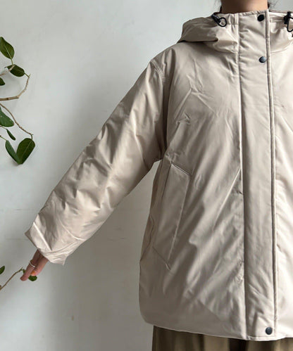薄膜塔夫綢連帽羽絨服
