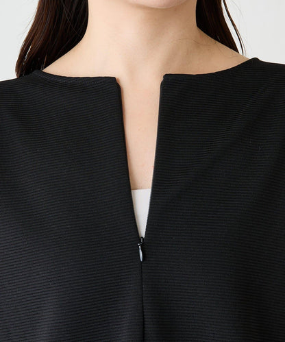 波紋針織拼接套頭衫/可成套搭配