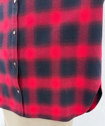 基礎漸變格紋襯衫