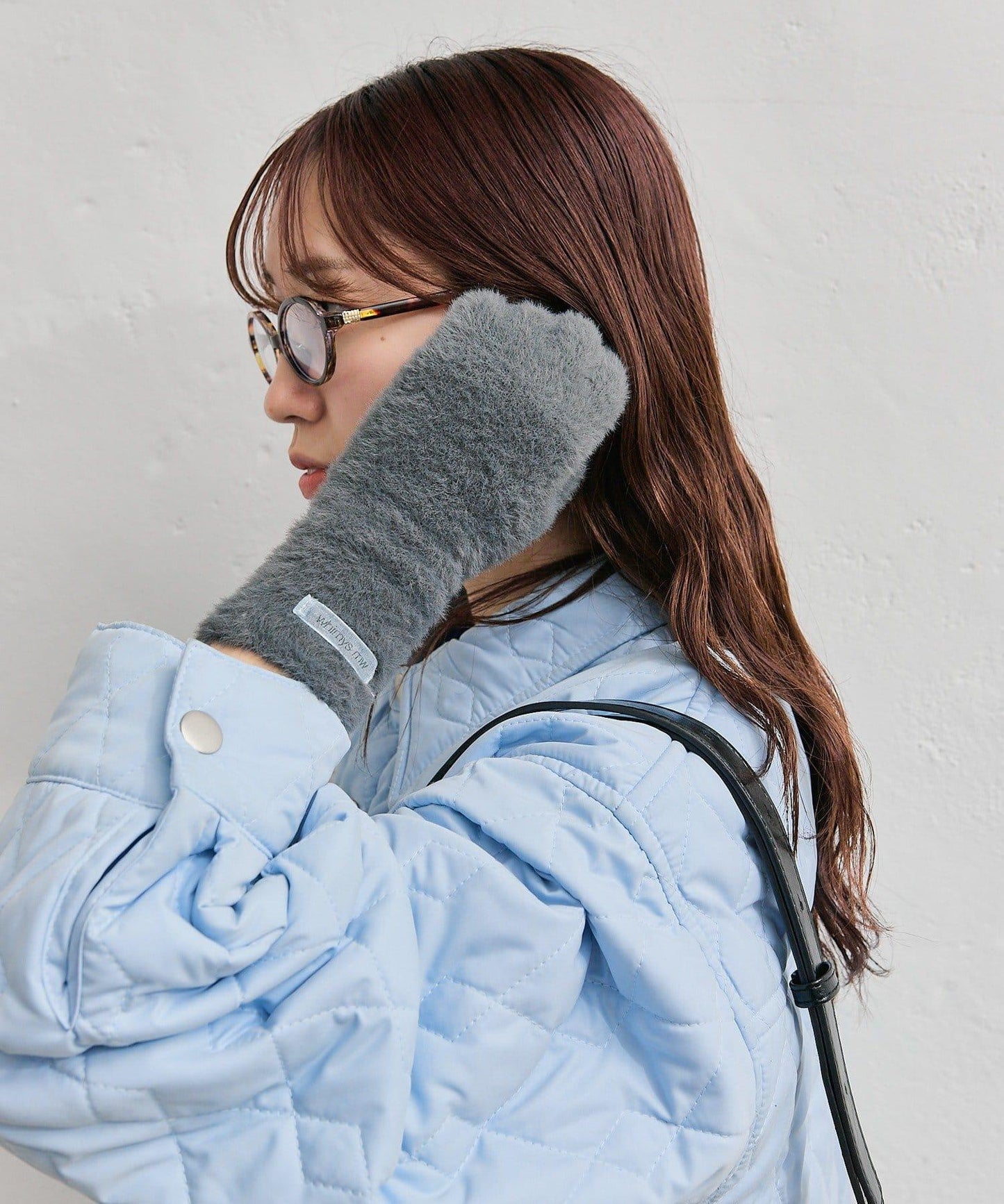 帶吊牌針織手套