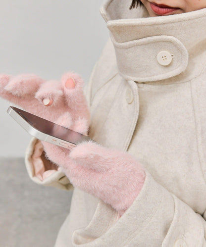 帶吊牌針織手套