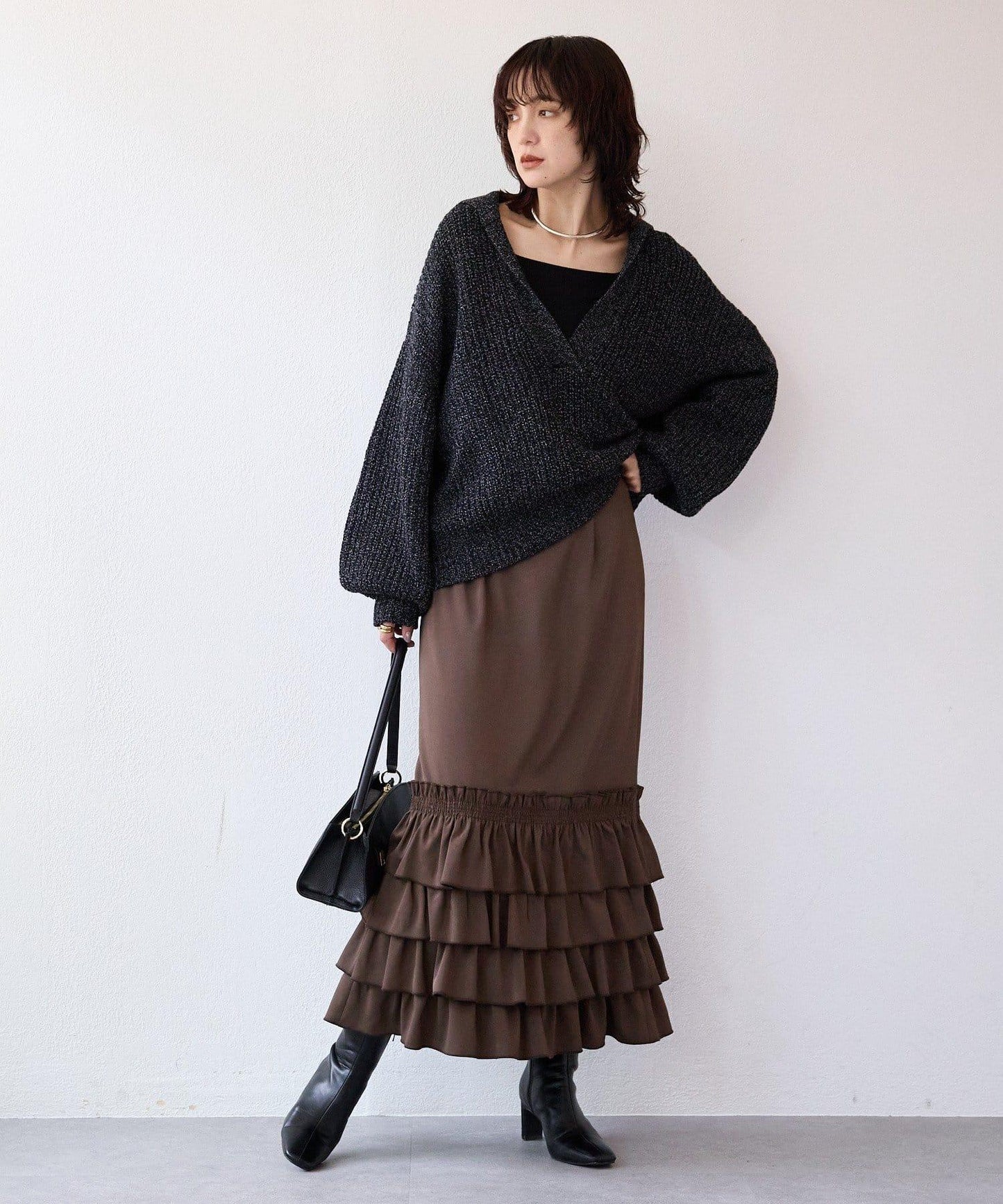 【顯身材◎】荷葉邊修身裙