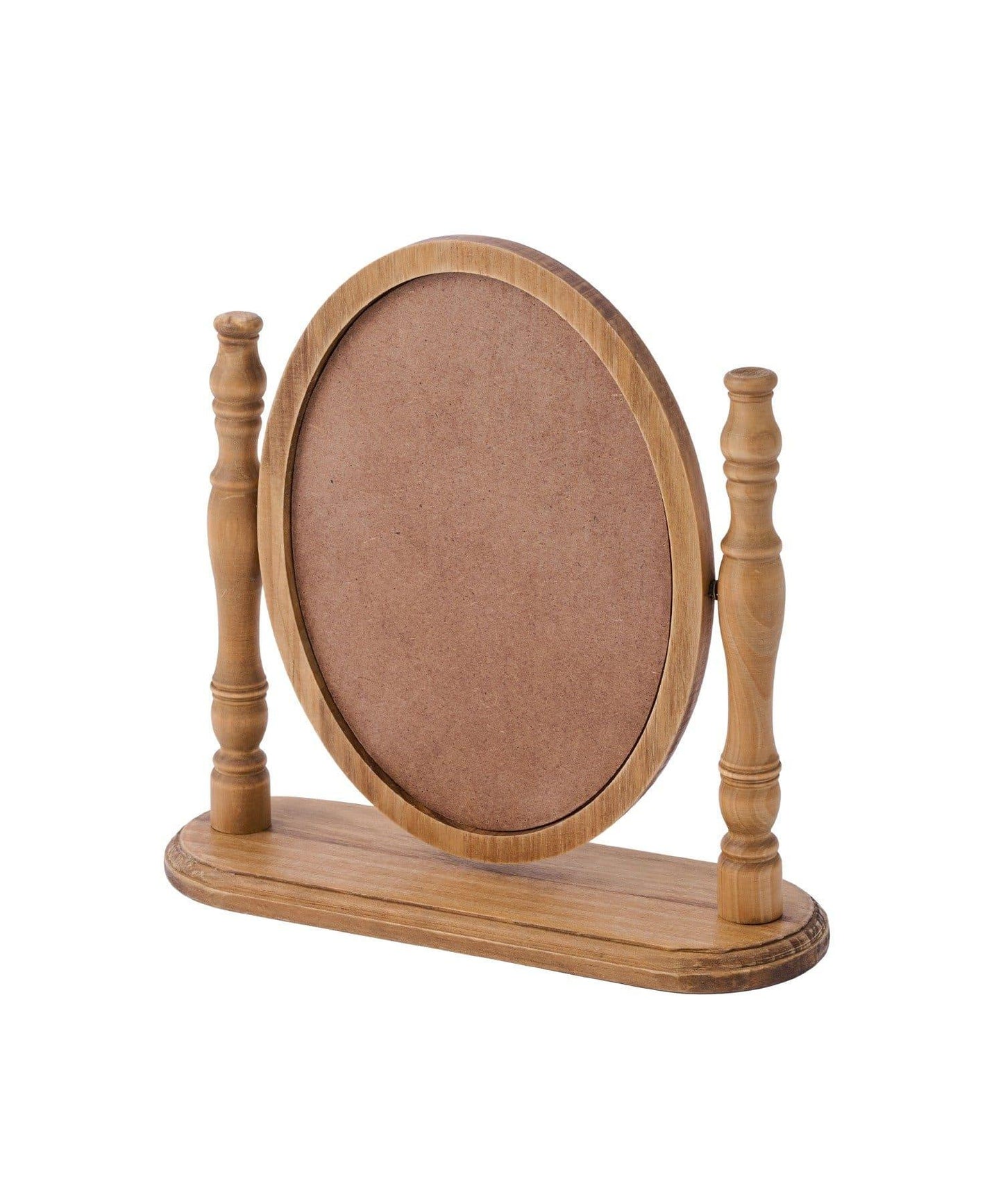 復古橢圓形臺式化妝鏡