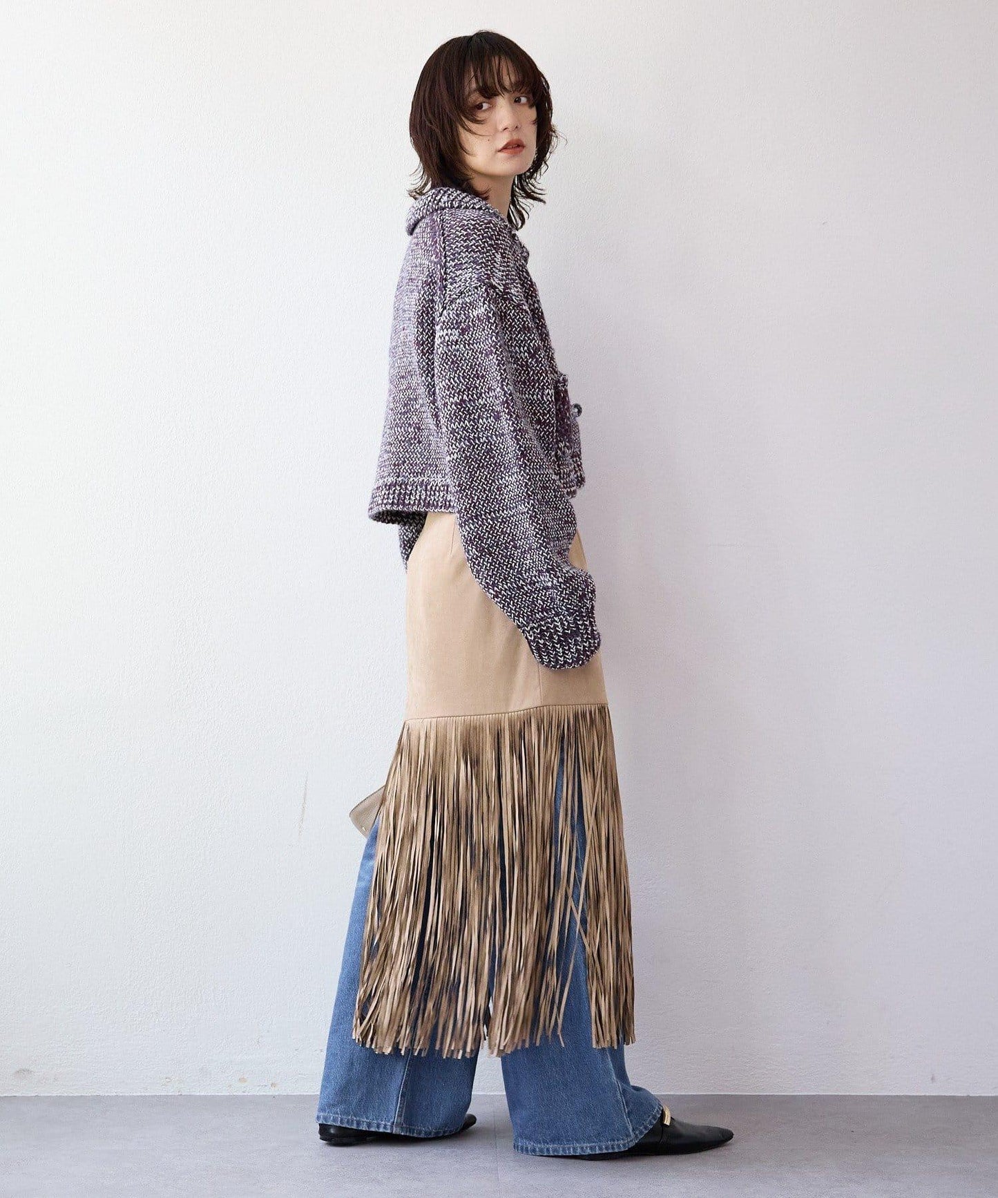 【à Nice (ア ・ニース)】針織夾克