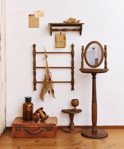 《カラー》復古橢圓形臺式化妝鏡