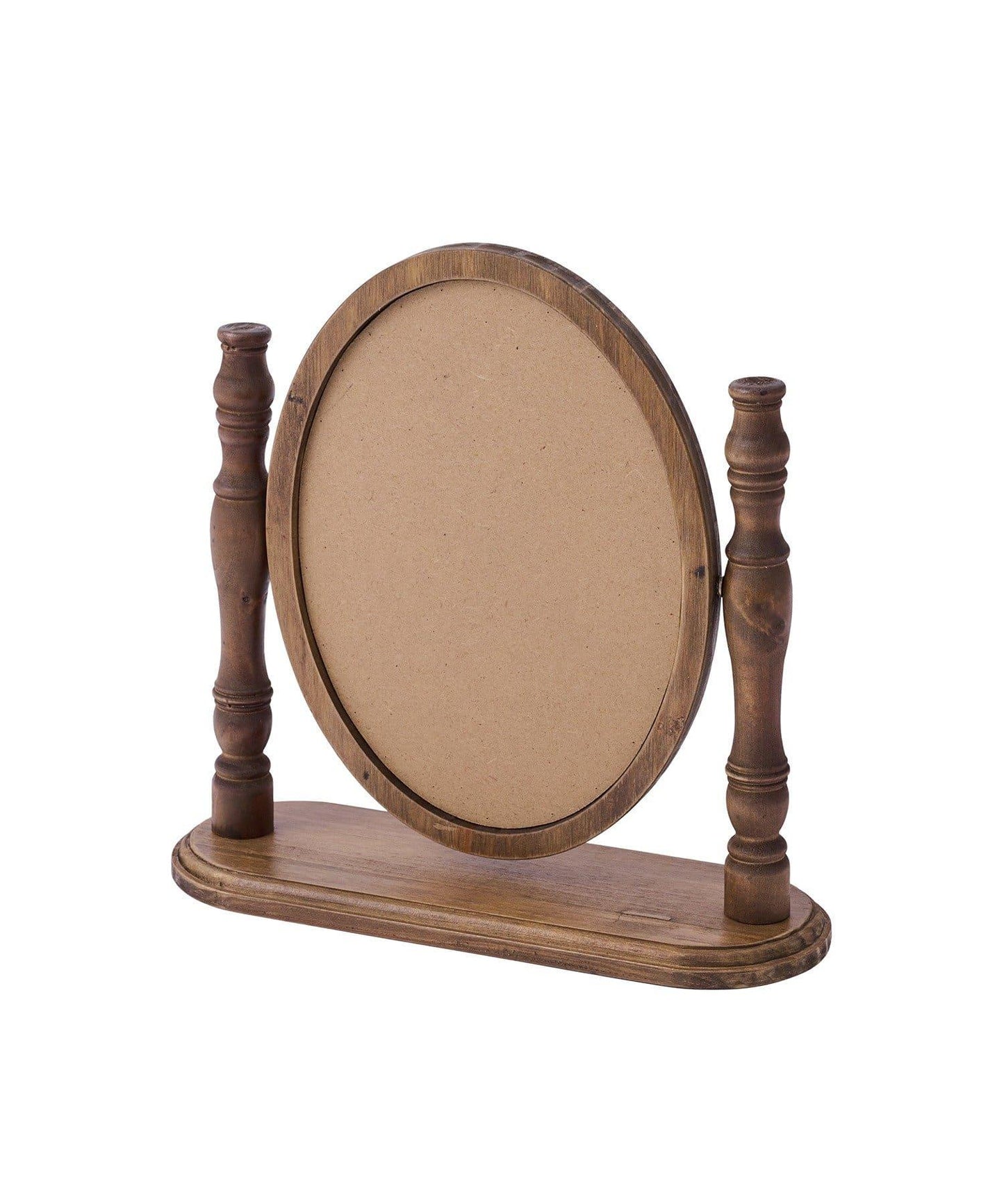 《カラー》復古橢圓形臺式化妝鏡