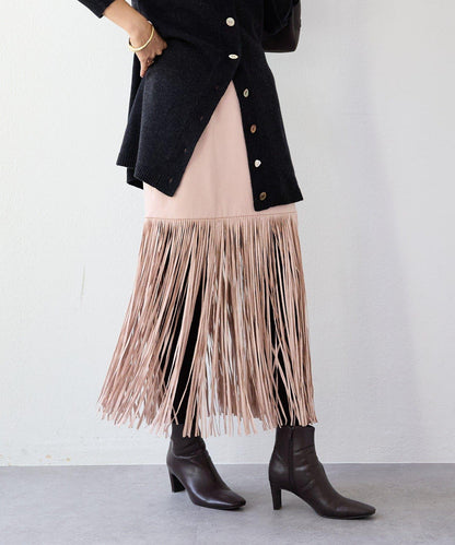 【à Nice (ア ・ニース)】流蘇半身裙