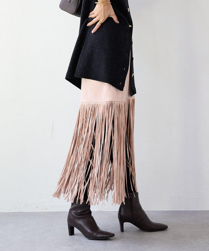 【à Nice (ア ・ニース)】流蘇半身裙