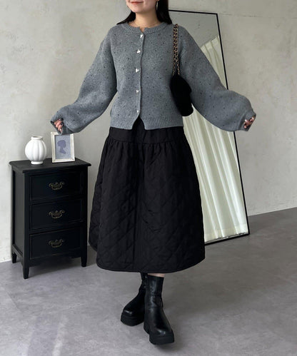 愛心紐扣迷你愛心開衫