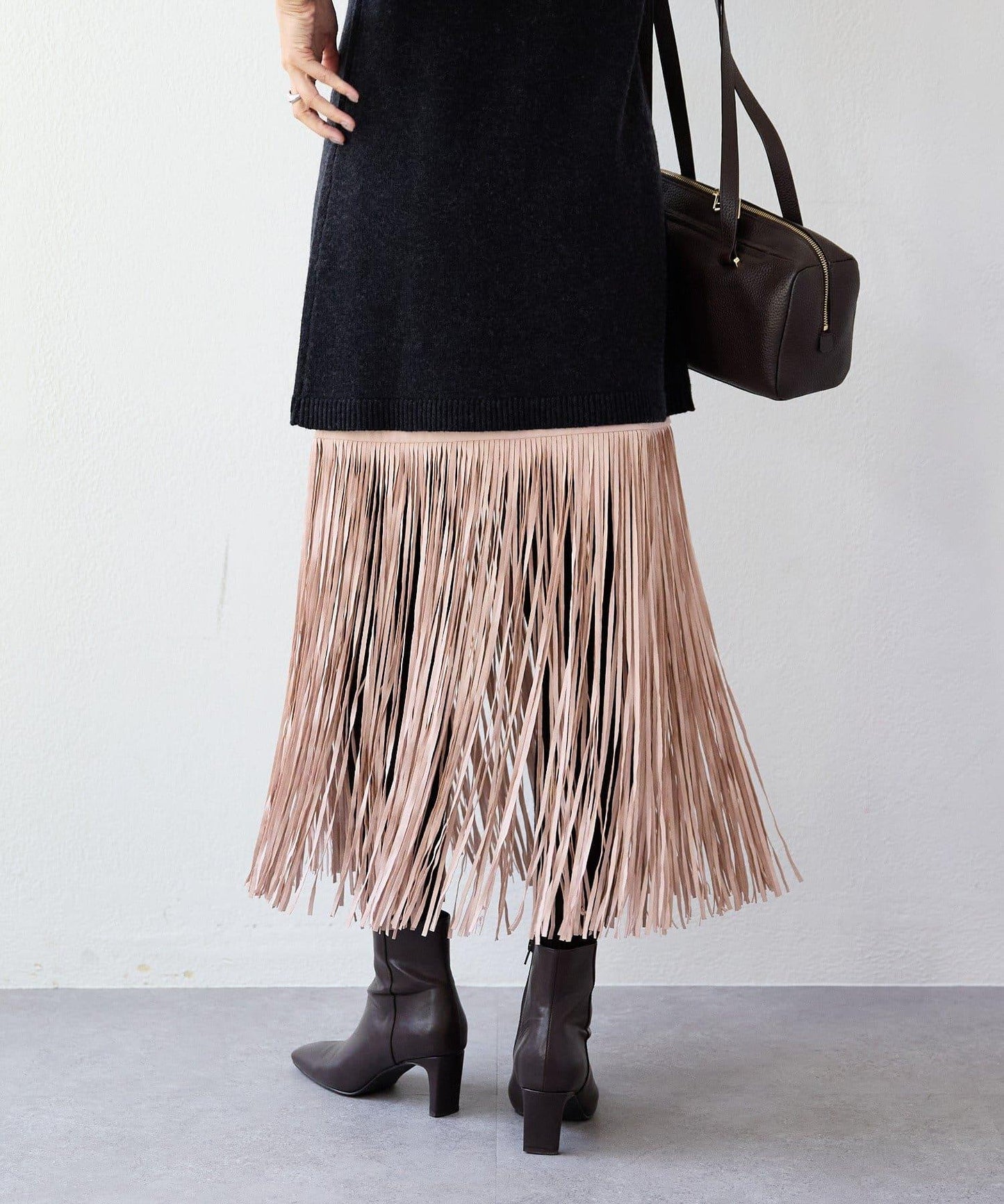 【à Nice (ア ・ニース)】流蘇半身裙