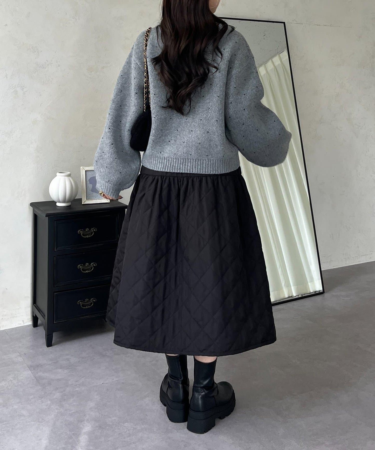 愛心紐扣迷你愛心開衫