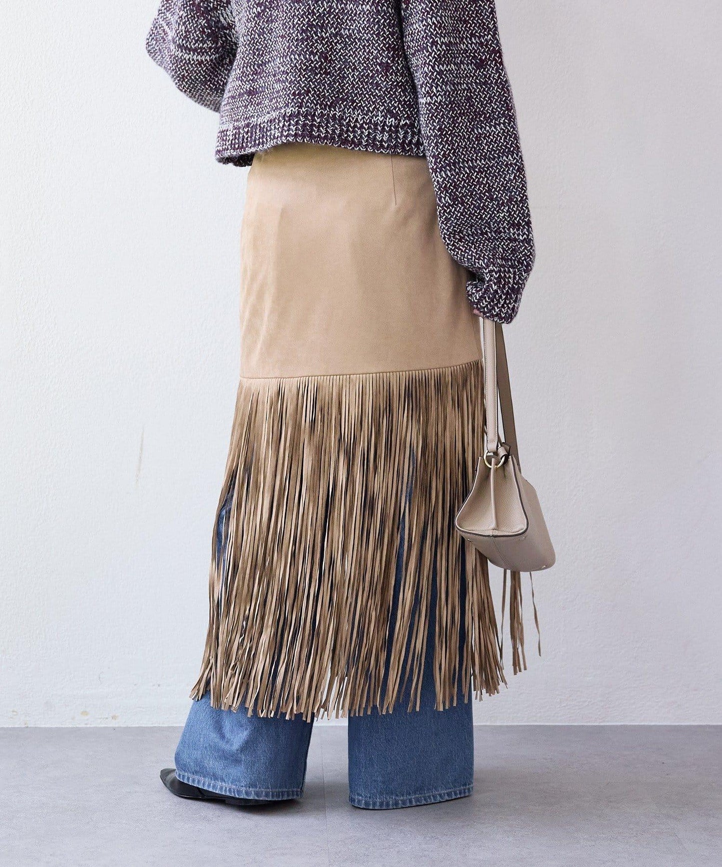 【à Nice (ア ・ニース)】流蘇半身裙