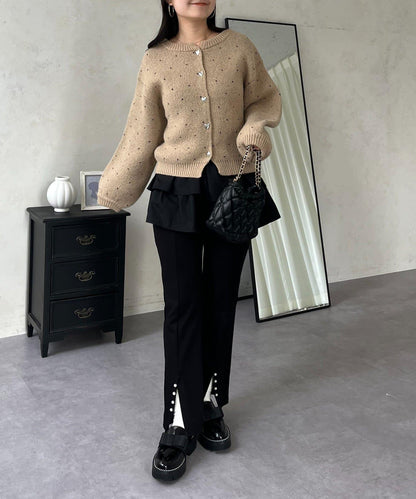 愛心紐扣迷你愛心開衫