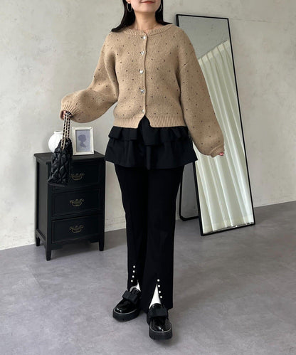 愛心紐扣迷你愛心開衫