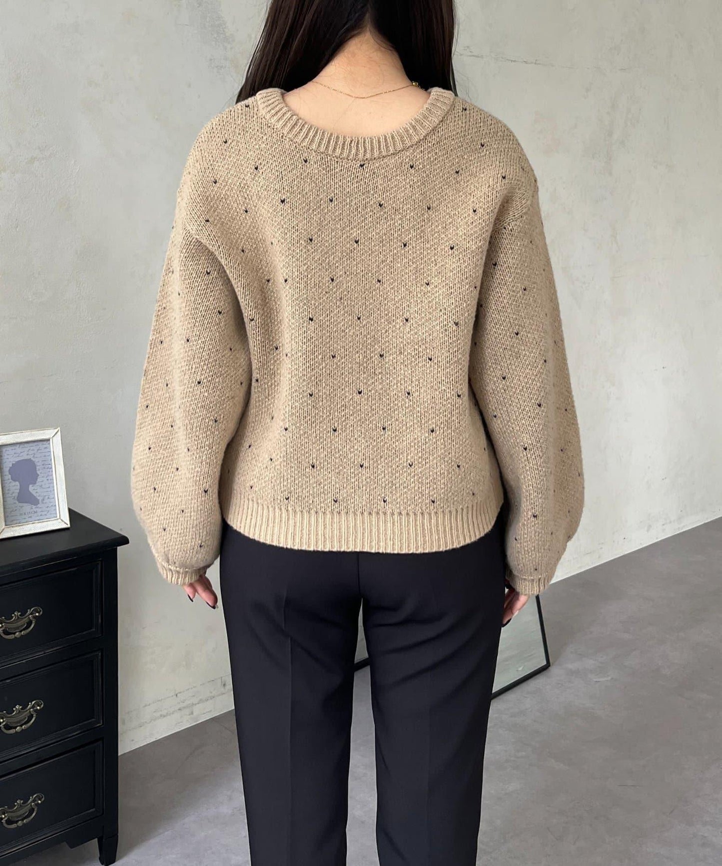 愛心紐扣迷你愛心開衫