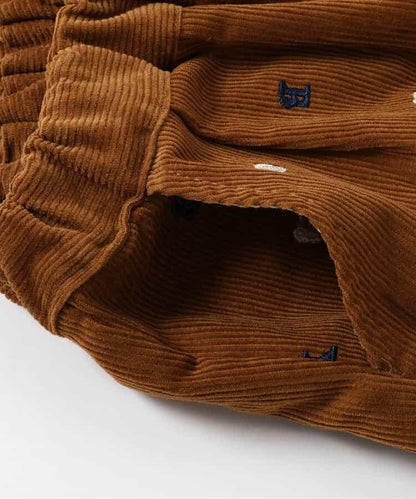 tiny bear 刺繡長褲 10分丈