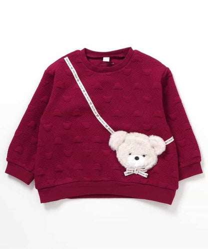 tiny bear 單肩包造型衛衣