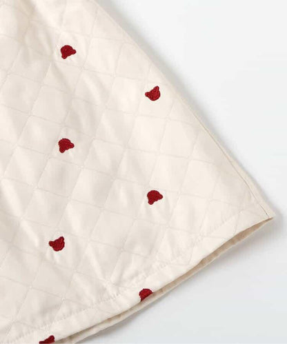 tiny bear 絎縫刺繡連衣裙