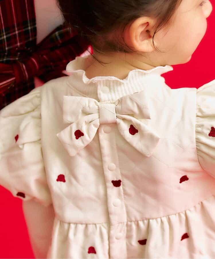 tiny bear 絎縫刺繡連衣裙