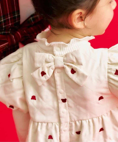 tiny bear 絎縫刺繡連衣裙