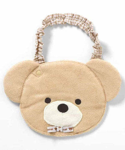 tiny bear絎縫連體衣×圍兜套裝