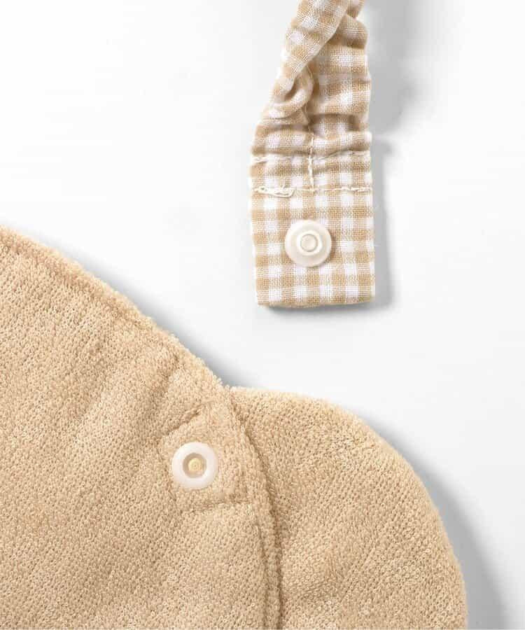 tiny bear絎縫連體衣×圍兜套裝