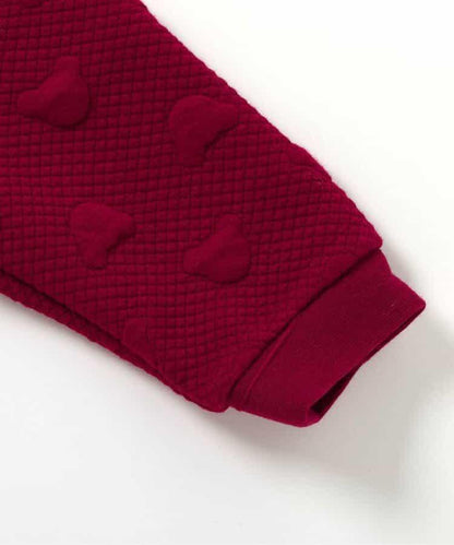 tiny bear絎縫連體衣×圍兜套裝