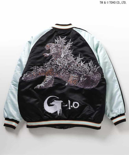 【哥斯拉】夜光刺繡可雙面穿夾克（成人尺碼）