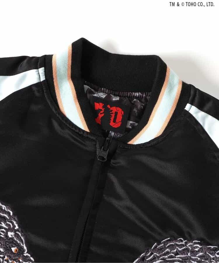 【哥斯拉】夜光刺繡可雙面穿夾克（成人尺碼）