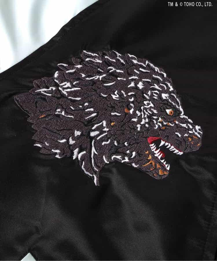 【哥斯拉】夜光刺繡可雙面穿夾克（成人尺碼）