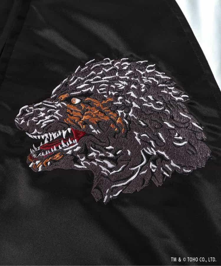 【哥斯拉】夜光刺繡可雙面穿夾克（成人尺碼）