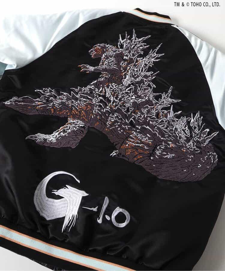 【哥斯拉】夜光刺繡可雙面穿夾克（成人尺碼）