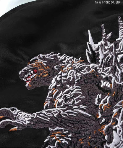 【哥斯拉】夜光刺繡可雙面穿夾克（成人尺碼）