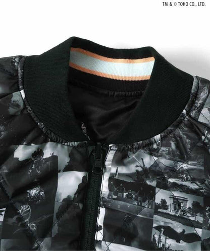 【哥斯拉】夜光刺繡可雙面穿夾克（成人尺碼）