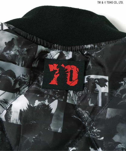 【哥斯拉】夜光刺繡可雙面穿夾克（成人尺碼）