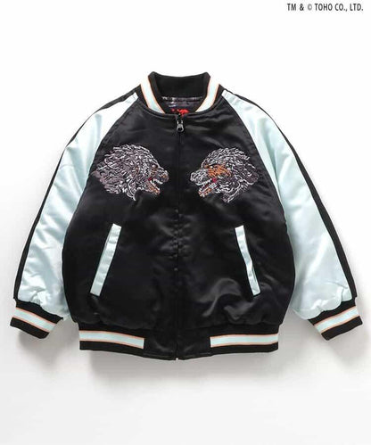 【哥斯拉】夜光刺繡可雙面穿夾克（兒童尺碼）