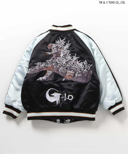 【哥斯拉】夜光刺繡可雙面穿夾克（兒童尺碼）