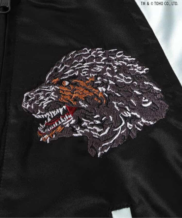 【哥斯拉】夜光刺繡可雙面穿夾克（兒童尺碼）