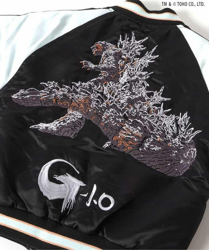 【哥斯拉】夜光刺繡可雙面穿夾克（兒童尺碼）