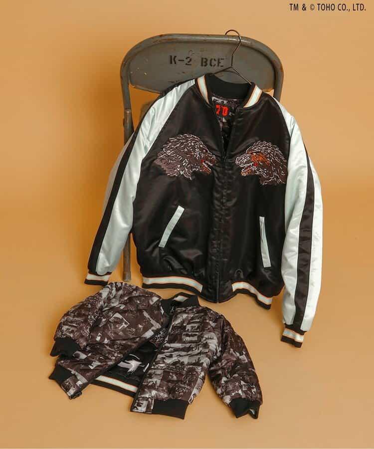 【哥斯拉】夜光刺繡可雙面穿夾克（兒童尺碼）